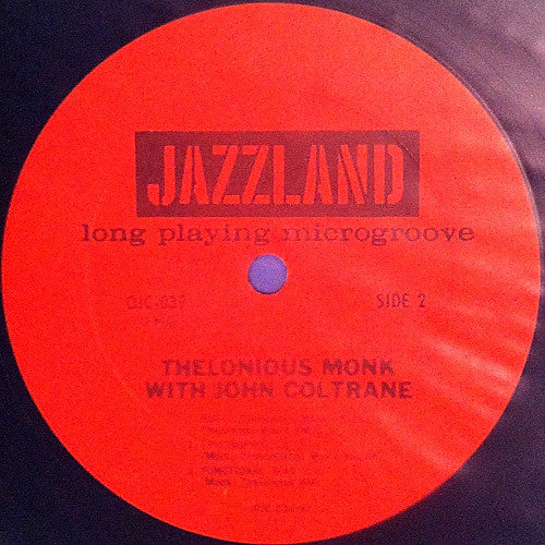 Thelonious Monk With John Coltrane : Thelonious Monk With John Coltrane (LP, Album, RE)