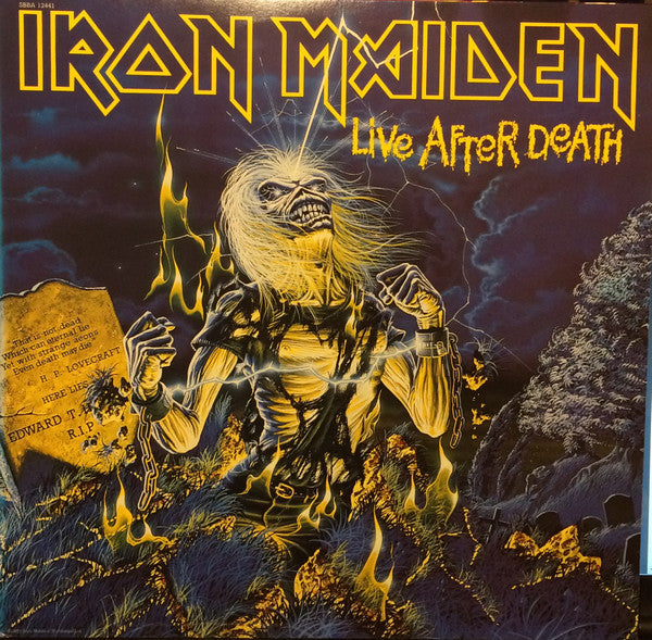 Iron Maiden : Live After Death (2xLP, Album, Gat)