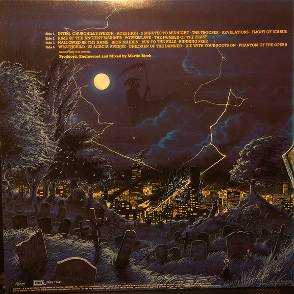 Iron Maiden : Live After Death (2xLP, Album, Gat)