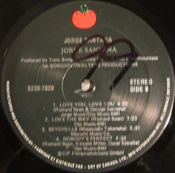 Jorge Santana : Jorge Santana (LP, Album)