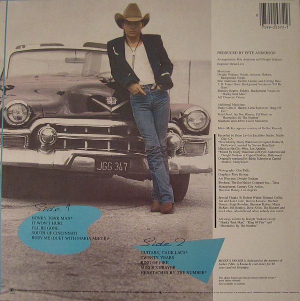 Dwight Yoakam : Guitars, Cadillacs, Etc., Etc. (LP, Album)