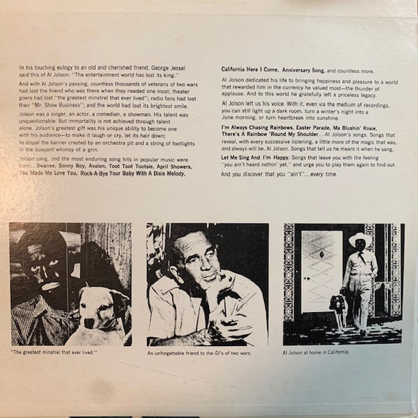Al Jolson : The Best Of Al Jolson (2xLP, Comp, Gat)