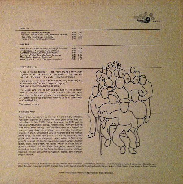 The Guess Who : Wheatfield Soul (LP, Album)