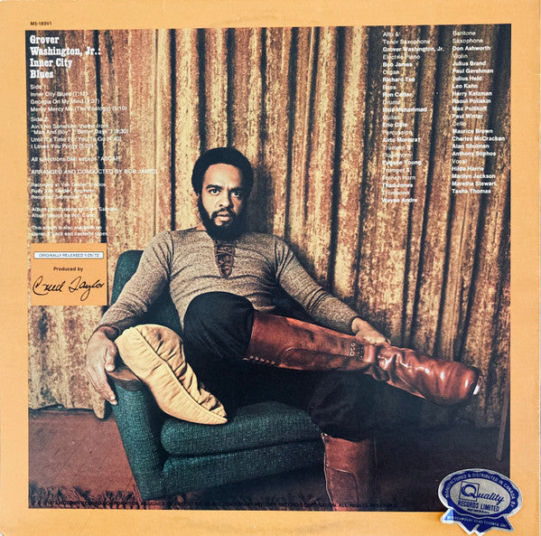 Grover Washington, Jr. : Inner City Blues (LP, Album, RE)