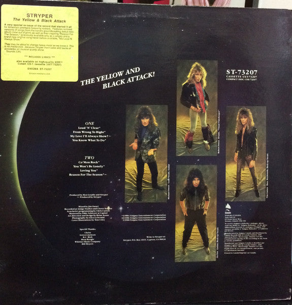 Stryper : The Yellow And Black Attack (LP, Album)