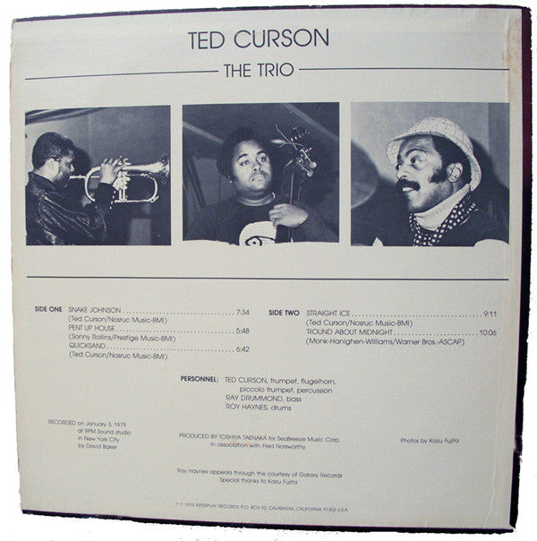 Ted Curson : The Trio (LP)