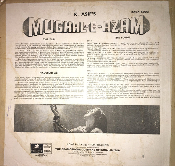Naushad : Mughal-E-Azam (LP)