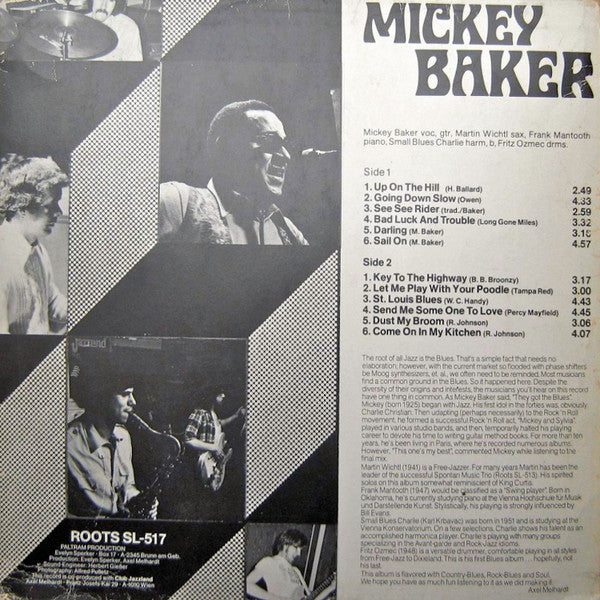 Mickey Baker : Up On The Hill (LP, Album)
