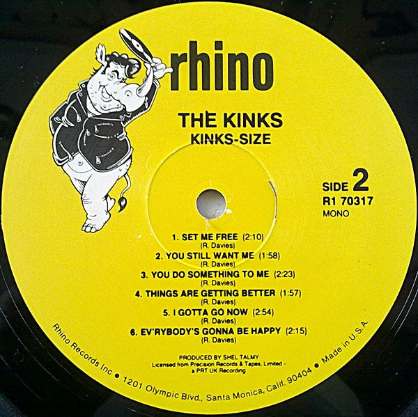 The Kinks : Kinks-Size (LP, Album, RE, RM)