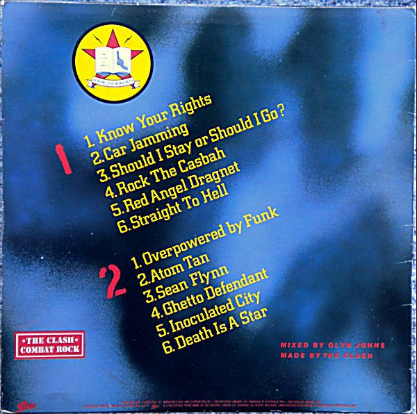 The Clash : Combat Rock (LP, Album, Don)
