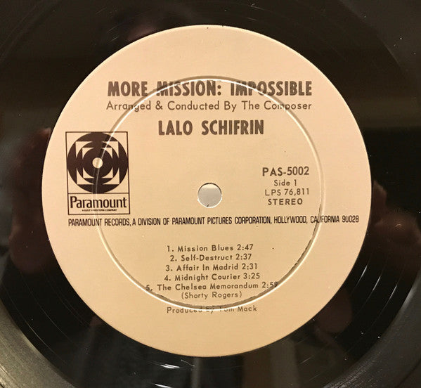 Lalo Schifrin : More Mission: Impossible (LP, Album)