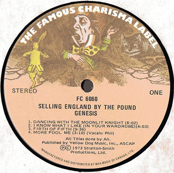Genesis : Selling England By The Pound (LP, Album)