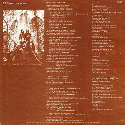 Genesis : Selling England By The Pound (LP, Album)
