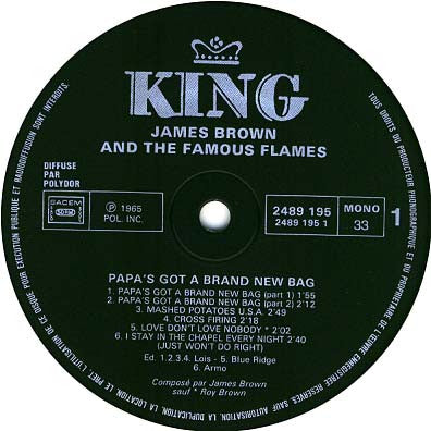 James Brown : Papa's Got A Brand New Bag (LP, Album, Mono, RE)