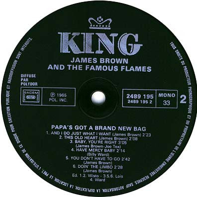 James Brown : Papa's Got A Brand New Bag (LP, Album, Mono, RE)