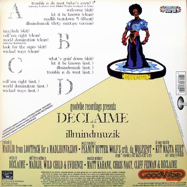 Declaime : Illmindmuzik (2x12", EP, Ltd)