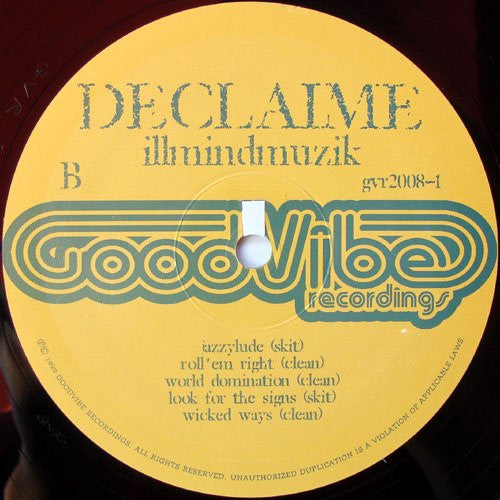 Declaime : Illmindmuzik (2x12", EP, Ltd)