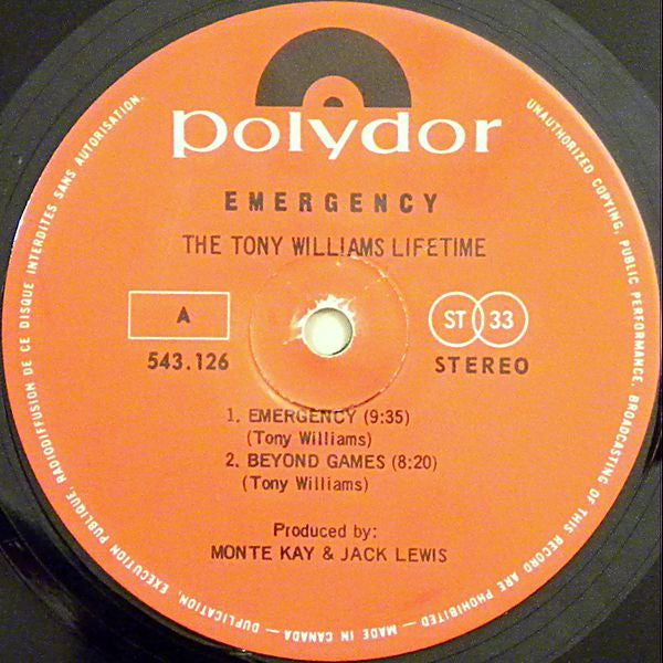 The Tony Williams Lifetime : Emergency! (2xLP, Album, Gat)