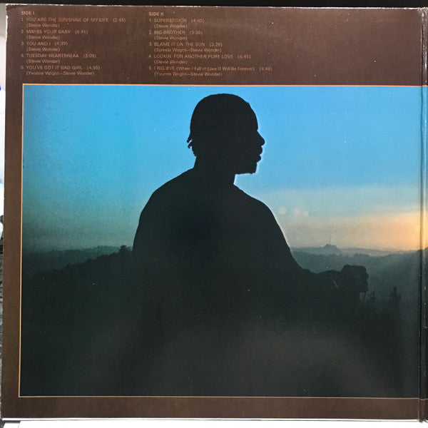 Stevie Wonder : Talking Book (LP, Album, RE, Gat)