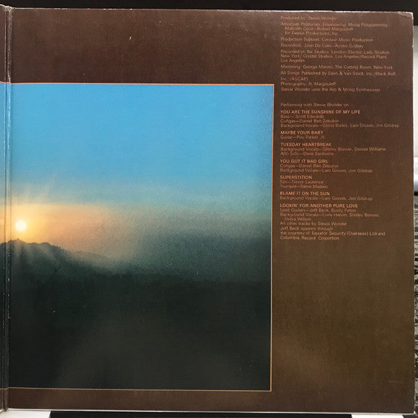 Stevie Wonder : Talking Book (LP, Album, RE, Gat)