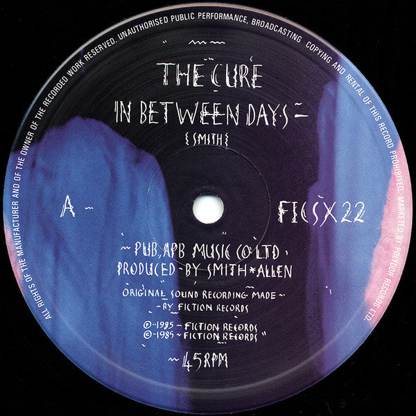 The Cure : In Between Days (12", Single)