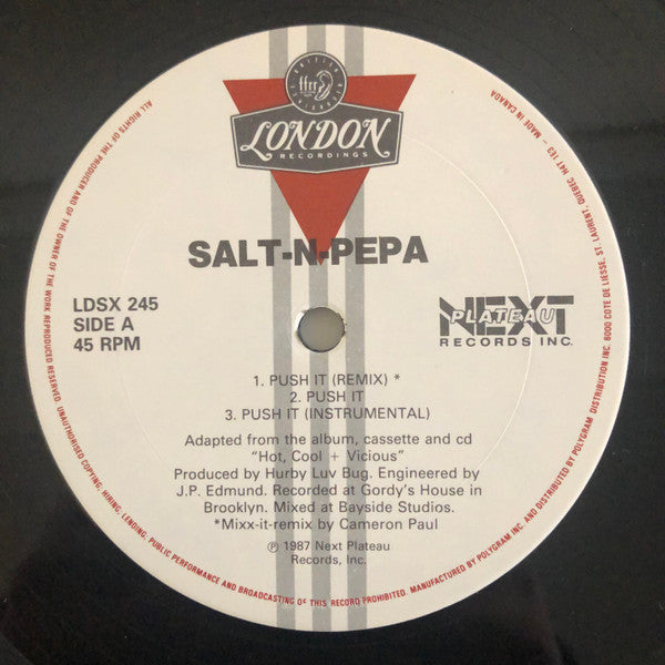 Salt 'N' Pepa : Push It (Remix) / Tramp (Remix) (12")