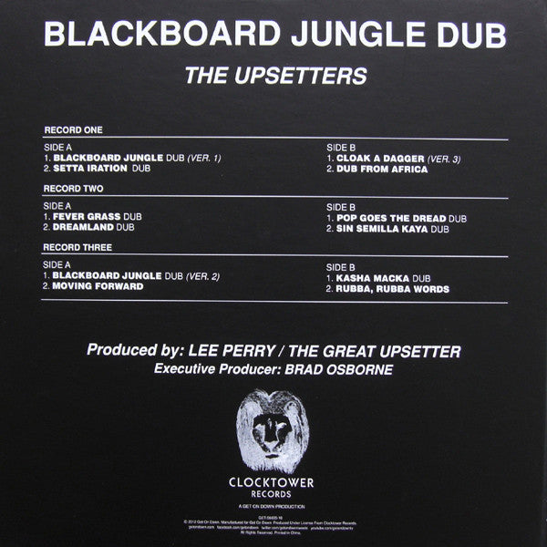 The Upsetters : Blackboard Jungle Dub (3x10", Album, RE, RM, RP, Bla + Box)