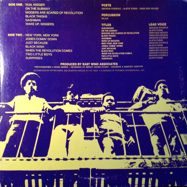 The Last Poets : The Last Poets (LP, Album, Gat)