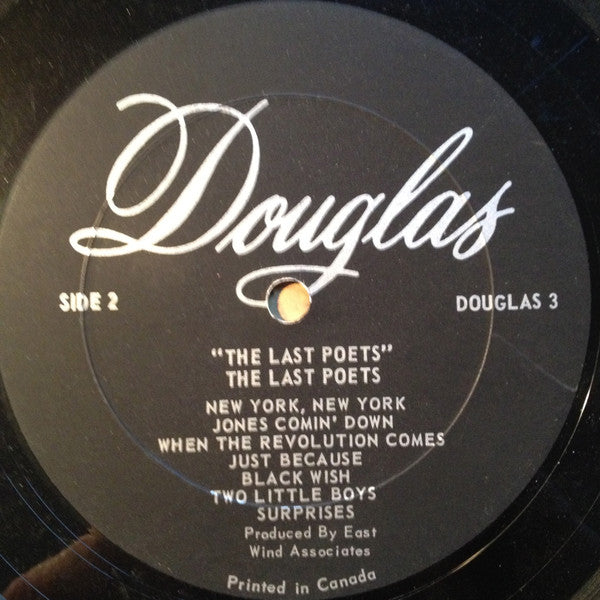 The Last Poets : The Last Poets (LP, Album, Gat)