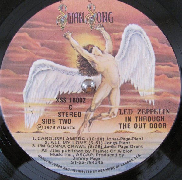 Led Zeppelin : In Through The Out Door (LP, Album, "F")
