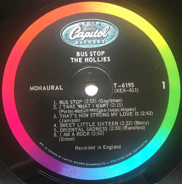 The Hollies : Bus Stop (LP, Album, Mono)
