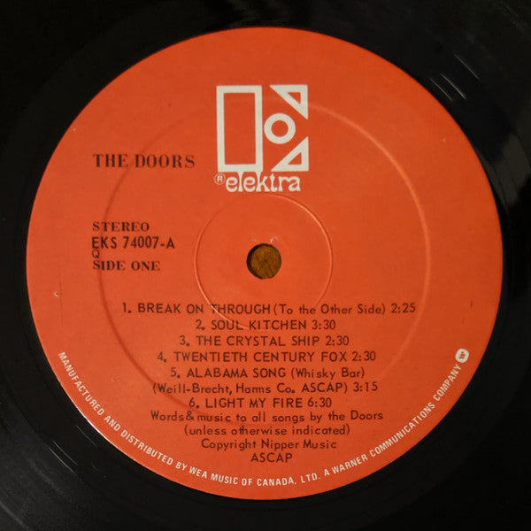 The Doors : The Doors (LP, Album, RE, Qua)