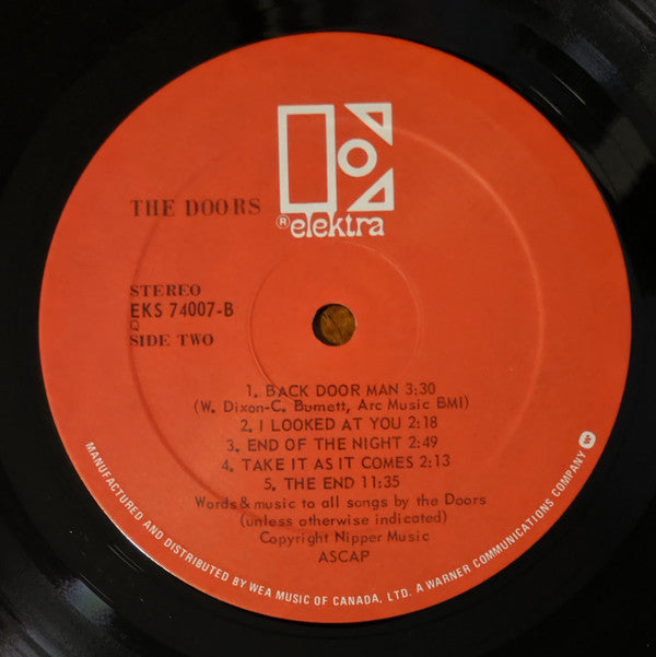 The Doors : The Doors (LP, Album, RE, Qua)