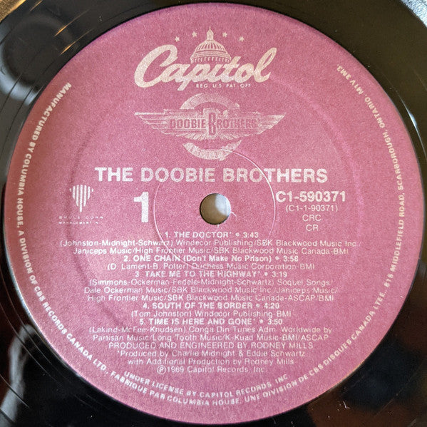 The Doobie Brothers : Cycles (LP, Album, Club)