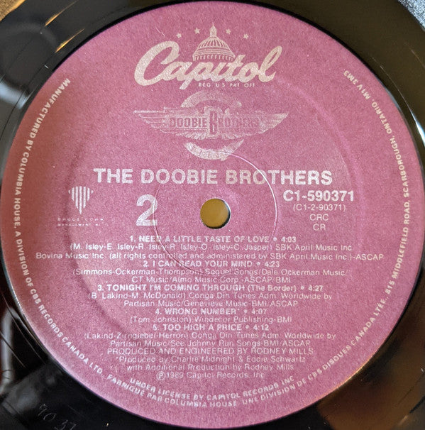 The Doobie Brothers : Cycles (LP, Album, Club)