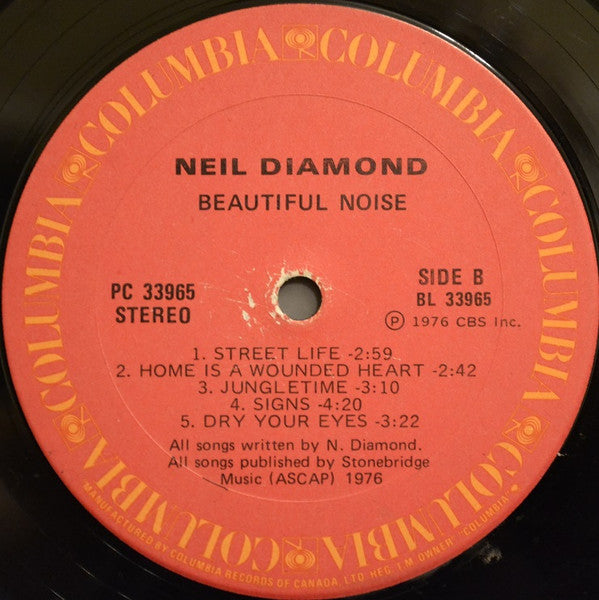 Neil Diamond : Beautiful Noise (LP, Album, Gat)