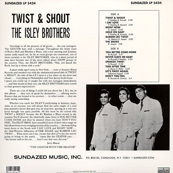 The Isley Brothers : Twist & Shout (LP, Album, RE)