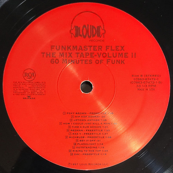 Funkmaster Flex : The Mix Tape Volume II (60 Minutes Of Funk) (2xLP, Mixed, Mixtape)