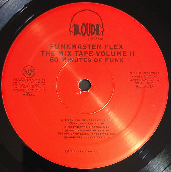 Funkmaster Flex : The Mix Tape Volume II (60 Minutes Of Funk) (2xLP, Mixed, Mixtape)