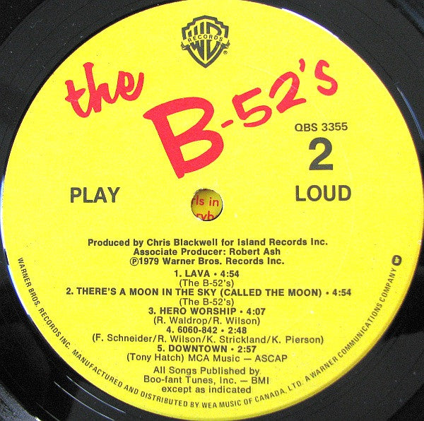 The B-52's : The B-52's (LP, Album, Don)