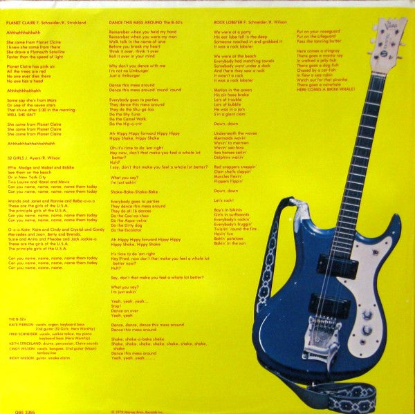 The B-52's : The B-52's (LP, Album)