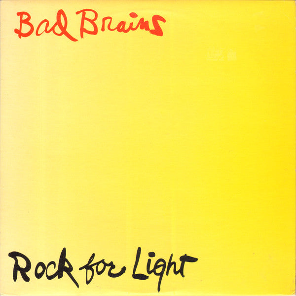 Bad Brains : Rock For Light (LP, Album)