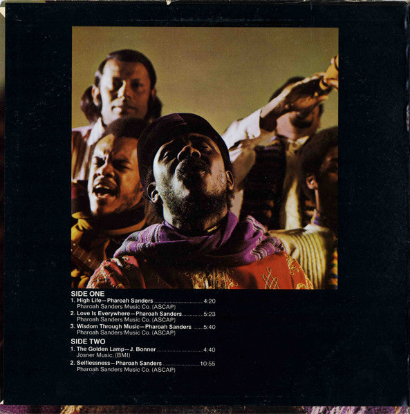 Pharoah Sanders : Wisdom Through Music (LP, Album, Gat)