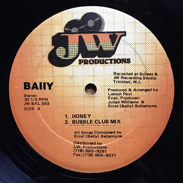 Bally's* : Honey (LP)