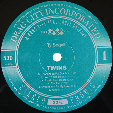 Ty Segall : Twins (LP, Album)