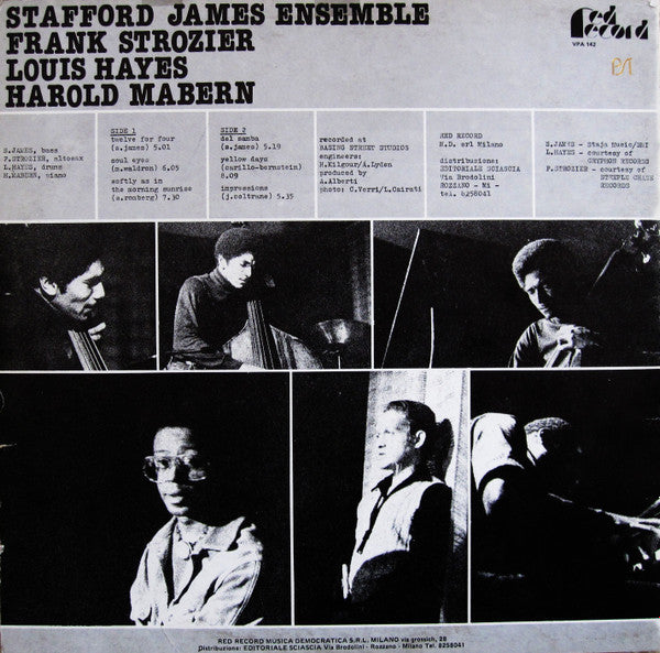 Stafford James Ensemble : Stafford James Ensemble (LP, Album)