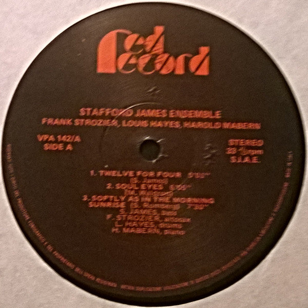 Stafford James Ensemble : Stafford James Ensemble (LP, Album)