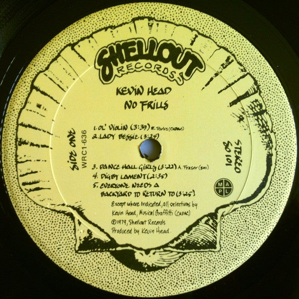 Kevin Head (3) : No Frills (LP)