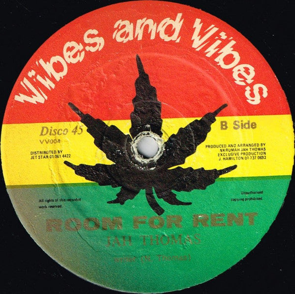 Jim Brown (2) / Jah Thomas : Free Base / Room For Rent (12")