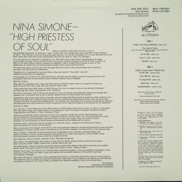 Nina Simone : Silk & Soul (LP, Album, RE)